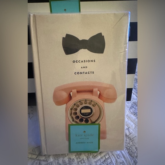 kate spade Office Nwt Kate Spade Occasion And Contact Address Book
